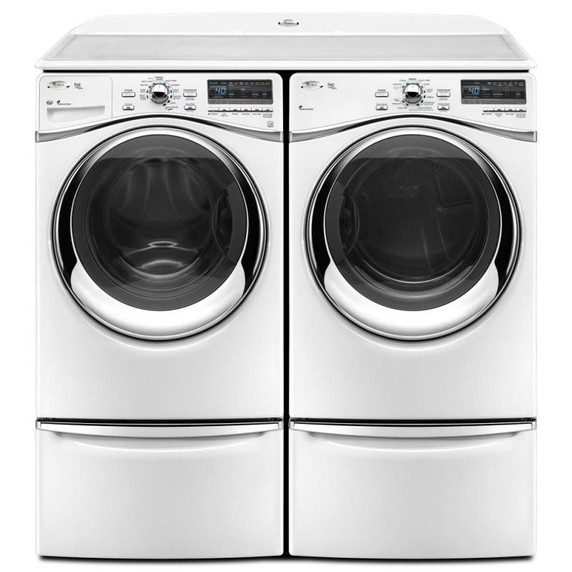 Maytag® Piédestal avec poignée chromée et tiroir de rangement - 15.5 po (39.37 cm) XHPC155XW