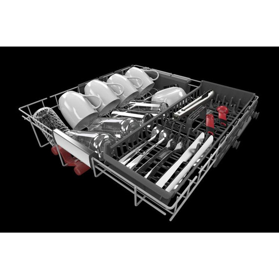 Kitchenaid® Lave-vaisselle avec troisième panier 360° Max Jets™ et éclairage à DEL - 44 dBA KDTM704KPS Kitchenaid® Lave-vaisselle avec troisième panier 360° Max Jets™ et éclairage à DEL - 44 dBA KDTM704KPS