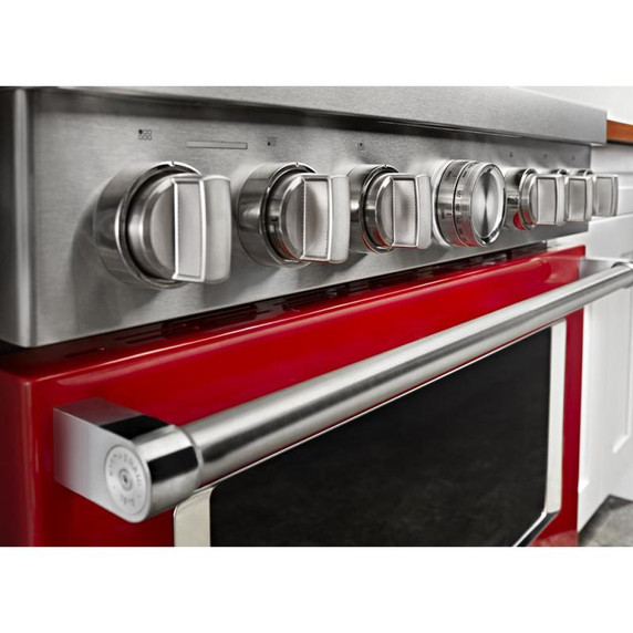 Cuisinière commerciale intelligente bicombustible KitchenAid®, 6 brûleurs, 36 po KFDC506JPA Cuisinière commerciale intelligente bicombustible KitchenAid®, 6 brûleurs, 36 po KFDC506JPA