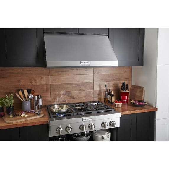 Table de cuisson commerciale au gaz KitchenAid®, 6 brûleurs, 36 po KCGC506JSS