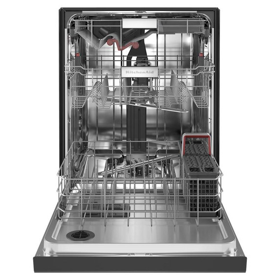 Kitchenaid® Lave-vaisselle à fini PrintShield™ avec troisième panier et jets MaxJet™ à 360° - 44 dBA KDFM404KBS