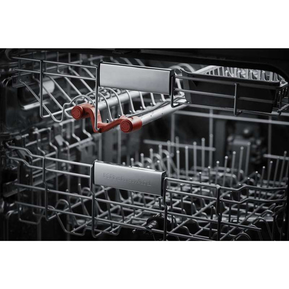 Kitchenaid® Lave-vaisselle à fini PrintShield™ avec troisième panier et jets MaxJet™ à 360° - 44 dBA KDFM404KBS