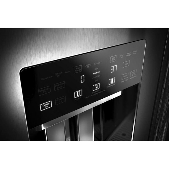 Kitchenaid® Réfrigérateur encastré côte à côte avec distributeur - 36 po - 20.8 pi cu KBSD706MPS