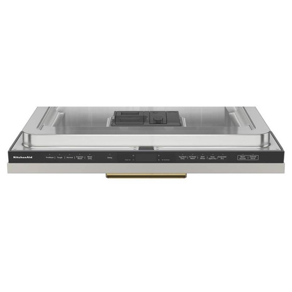 Kitchenaid® Lave-vaisselle à deux paniers prêt pour le panneau de recouvrement affleurant avec système de séchage à porte entrouverte - 44 dBA KDTF324PPA
