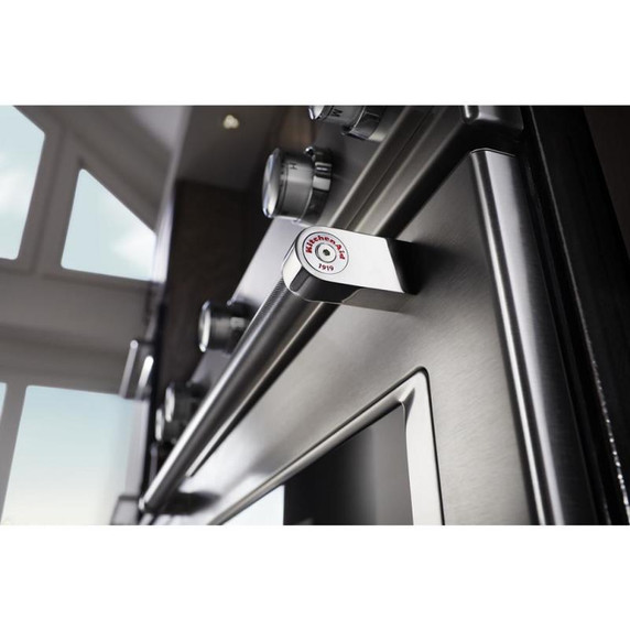 Kitchenaid® Cuisinière au gaz, à convection, commandes frontales, 5 brûleurs, 30 po KSGB900ESS