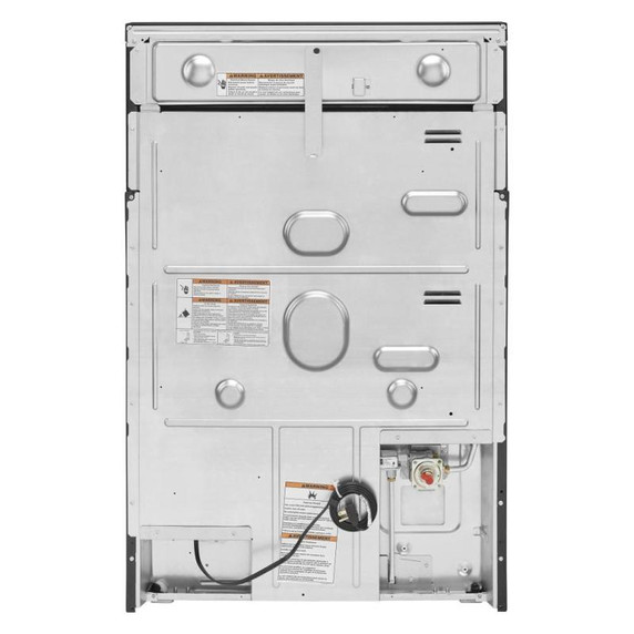 Kitchenaid® Cuisinière au gaz à four double à convection et 5 brûleurs - 30 po KFGD500EBS