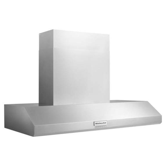 Kitchenaid® Hotte de cuisinière murale de style commercial à classe de moteur de 585 ou 1170 pi cu/min - 48 po KVWC958KSS