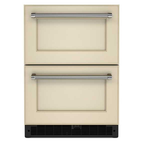 Kitchenaid® Réfrigérateur sous le comptoir à double tiroir prêt pour le panneau de recouvrement - 24 po KUDR204KPA Kitchenaid® Réfrigérateur sous le comptoir à double tiroir prêt pour le panneau de recouvrement - 24 po KUDR204KPA