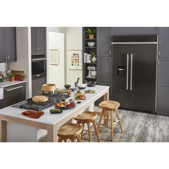 Kitchenaid® Table de cuisson au gaz à évacuation descendante avec 5 brûleurs - 36 po KCGD506GSS