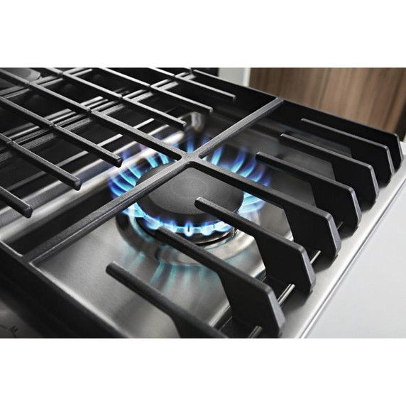 Kitchenaid® Table de cuisson au gaz à évacuation descendante avec 5 brûleurs - 36 po KCGD506GSS