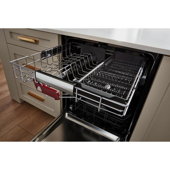 Kitchenaid® Lave-vaisselle affleurant aux armoires avec panier de 3ᵉ niveau FreeFlex™ Fit et fini PrintShield™ - 39 dBA KDTF924PPA