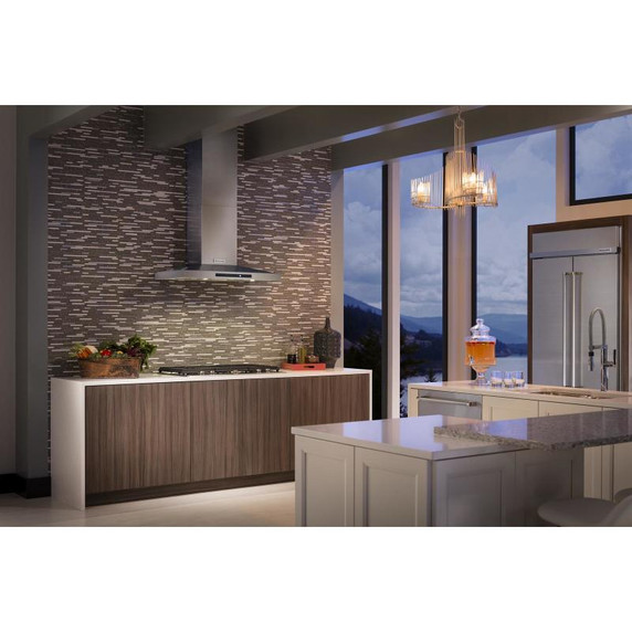 Kitchenaid® Table de cuisson au gaz avec 5 brûleurs et à plaque chauffante - 36 po KCGS956ESS