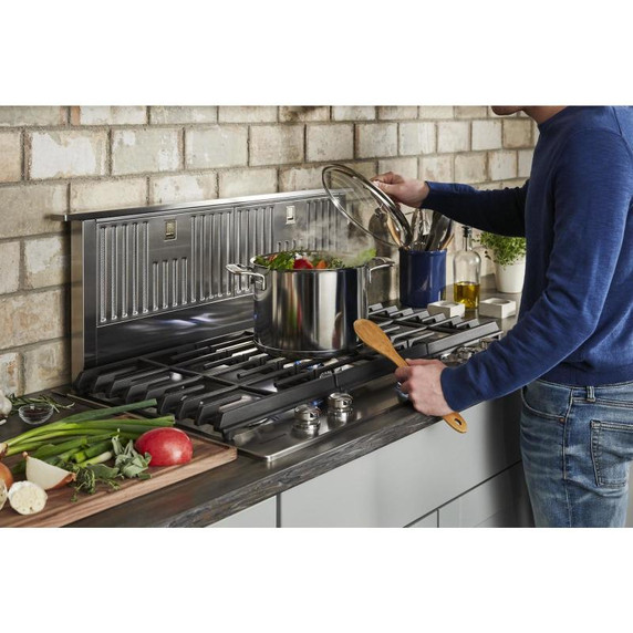 Kitchenaid® Table de cuisson au gaz avec 5 brûleurs et à plaque chauffante - 36 po KCGS956ESS