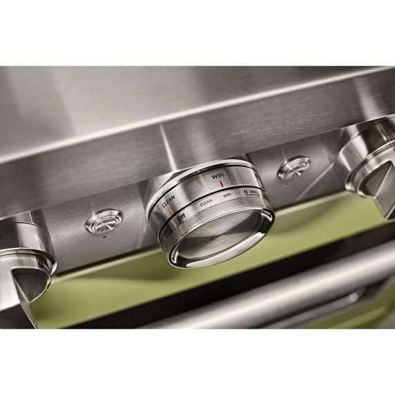 Cuisinière commerciale intelligente au gaz KitchenAid®, 6 brûleurs, 36 po KFGC506JAV