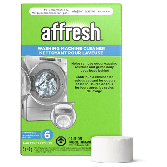 Affresh® Nettoyant pour laveuse affresh® -  6 pastilles W10501250B Affresh® Nettoyant pour laveuse affresh® -  6 pastilles W10501250B