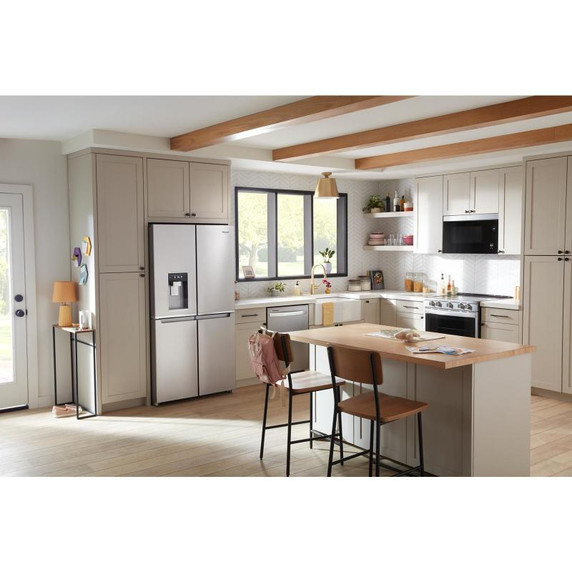 Whirlpool® Réfrigérateur à profondeur de comptoir à 4 portes avec machine à glaçons dans la porte de 36 po WRQC7836RZ