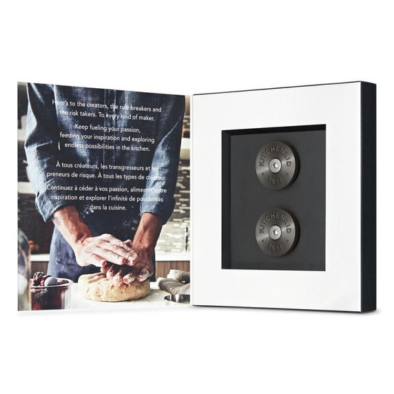 Trousse de médaillon de poignées pour cuisinière de style commercial KitchenAid® W11368841BO