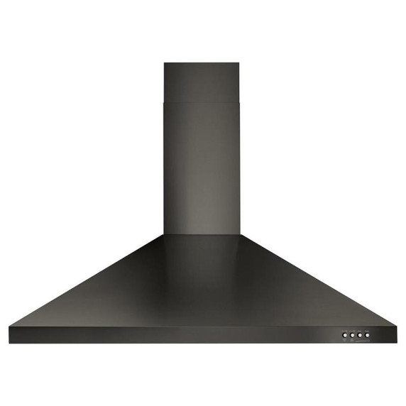 Whirlpool® Hotte de cuisinière contemporaine murale en acier inoxydable noir - 36 po WVW53UC6HV