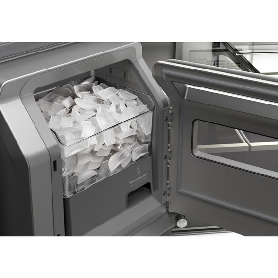 Réfrigérateur à portes françaises multiples KitchenAid® avec intérieur platine KRMF536RPS Réfrigérateur à portes françaises multiples KitchenAid® avec intérieur platine KRMF536RPS