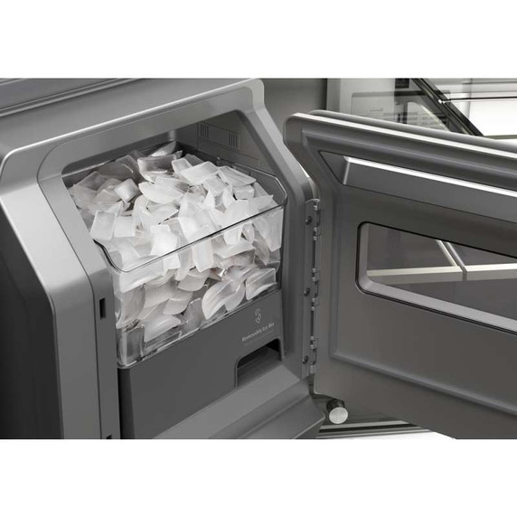 Réfrigérateur à portes françaises multiples KitchenAid® avec intérieur platine KRMF536RPS