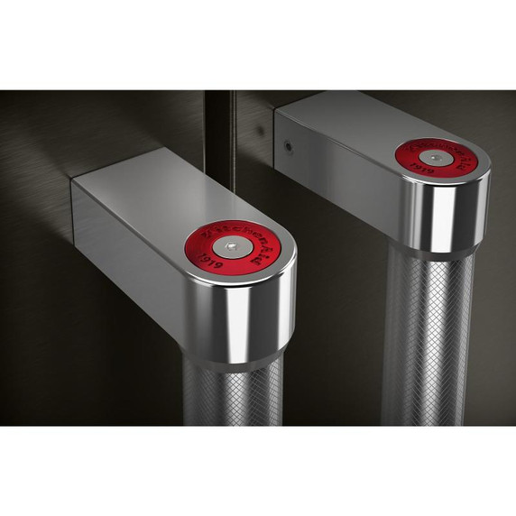 Réfrigérateur à portes françaises multiples KitchenAid® avec intérieur platine KRMF536RBS