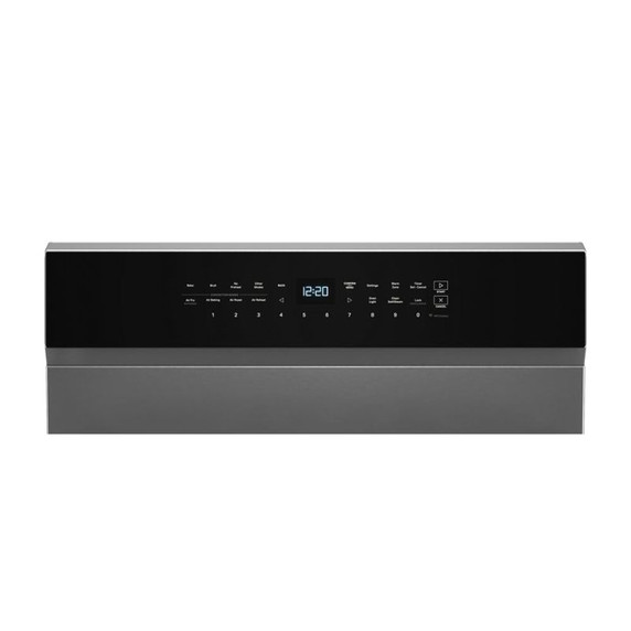 Whirlpool® Cuisinière électrique intelligente de 30 pouces avec technologie de cuisson à air, revêtement WipeClean™, auto-nettoyage/netoyage à la vapeur, préchauffage à grande vitesse et capacité de 5.3 pi cu YWFES7530RZ