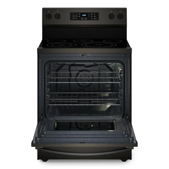 Whirlpool® Cuisinière électrique Energy Star avec cuisson à air, friture à air sans préchauffage et nettoyage automatique - 30 po YWFES5030RV
