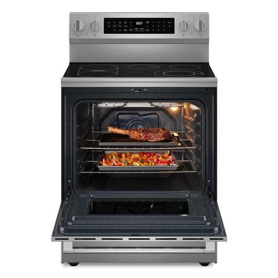 Maytag® Cuisinière électrique à convection véritable avec mode gril - 30 po - 5,3 pi cu YMFES8030RZ Maytag® Cuisinière électrique à convection véritable avec mode gril - 30 po - 5,3 pi cu YMFES8030RZ
