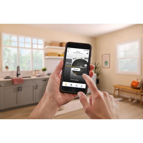 Whirlpool® Laveuse à chargement frontal intelligente certifiée ENERGY STAR® avec système de ventilation FreshFlow™ et technologie de lavage intelligent IA de 5.8 pi cu WFW6720RR