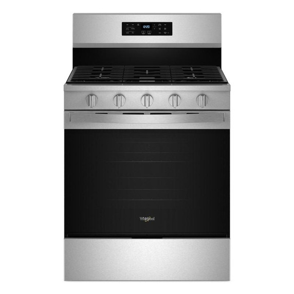 Whirlpool® Cuisinière au gaz de 30 pouces avec friture et cuisson à air, autonettoyante avec préchauffage WFGS5030RZ