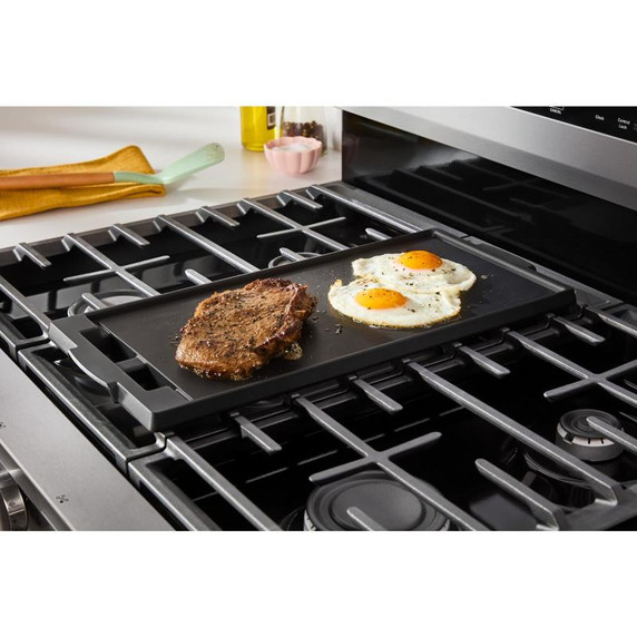 Whirlpool® Cuisinière au gaz de 30 pouces avec friture et cuisson à air, autonettoyante avec préchauffage WFGS5030RZ