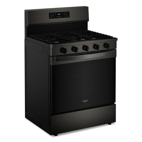 Whirlpool® Cuisinière au gaz de 30 pouces avec friture et cuisson à air, autonettoyante avec préchauffage WFGS5030RV