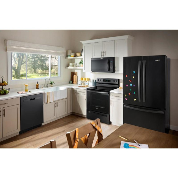 Whirlpool® Four à micro-ondes à hotte intégrée avec une puissance de cuisson de 900 watts de 30 po et 1,7 pi cu YWMMS3130RB