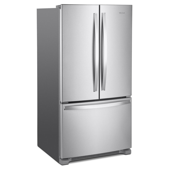 Whirlpool® Réfrigérateur à portes françaises, profondeur de comptoir et congélateur inférieur - 36po - 20picu WRFC2036RZ
