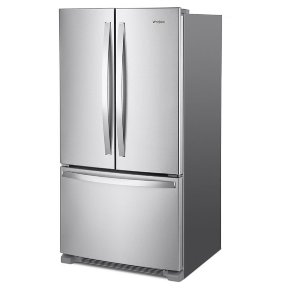 Whirlpool® Réfrigérateur à portes françaises, profondeur de comptoir et congélateur inférieur - 36po - 20picu WRFC2036RZ