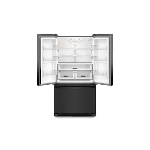 Whirlpool® Réfrigérateur à portes françaises, profondeur de comptoir et congélateur inférieur - 36po - 20picu WRFC2036RB