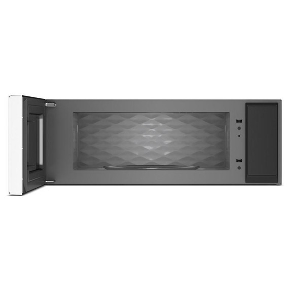 Whirlpool® Four à micro-ondes intelligent à hotte intégrée et profil bas de 1,1 pi cu avec ventilation de 450 pi³/min à 4 vitesses YWMML5530RW