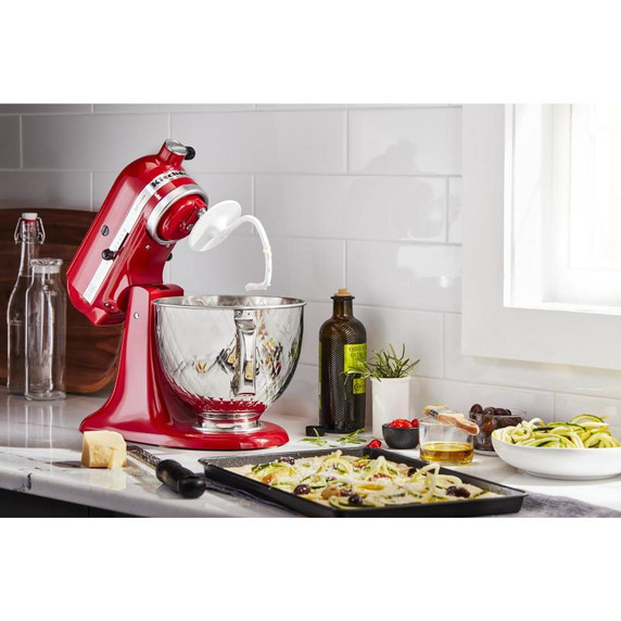 Bol de 5 pintes en acier inoxydable d’aspect matelassé pour batteur sur socle KitchenAid® à tête inclinable KSM5SSBQB