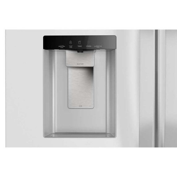 Whirlpool® Réfrigérateur à portes françaises avec distributeur d'eau et machine à glaçons dans la porte - 36 po - 30 pi cu WRFF3536SW