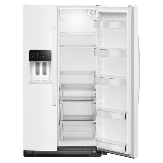 Whirlpool® Réfrigérateur côte à côte à profondeur de comptoir avec système de refroidissement TruCool™ - 36 pi cu WRSC5536RW Whirlpool® Réfrigérateur côte à côte à profondeur de comptoir avec système de refroidissement TruCool™ - 36 pi cu WRSC5536RW