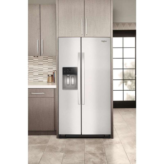 Whirlpool® Réfrigérateur côte à côte à pleine profondeur avec bacs de préparation et de rangement - 36 pi cu WRSF6536RZ