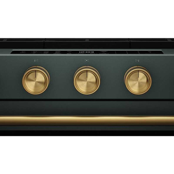 Kitchenaid® Cuisinière au gaz coulissante intelligente avec modes de cuisson à convection et brûleur 2 en 1 - 5 pi cu KSGS530SJP