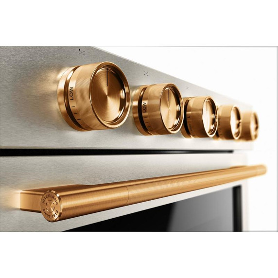 Kitchenaid® Cuisinière au gaz coulissante intelligente avec modes de cuisson à convection et brûleur 2 en 1 - 5 pi cu KSGS530SPS Kitchenaid® Cuisinière au gaz coulissante intelligente avec modes de cuisson à convection et brûleur 2 en 1 - 5 pi cu KSGS530SPS