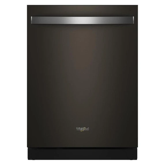 Lave-vaisselle Whirlpool® de 24 pouces avec fonction de lavage à couverture totale et séchage automatique à l'air libre en acier inoxydable noir résistant aux traces de doigts WDTS8024SV