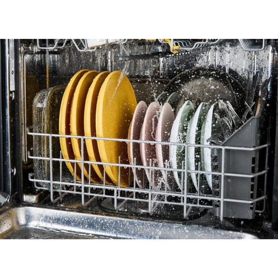 Lave-vaisselle Whirlpool® de 24 pouces avec fonction de lavage à couverture totale et séchage automatique à l'air libre, en acier inoxydable résistant aux traces de doigts WDTS8024SZ