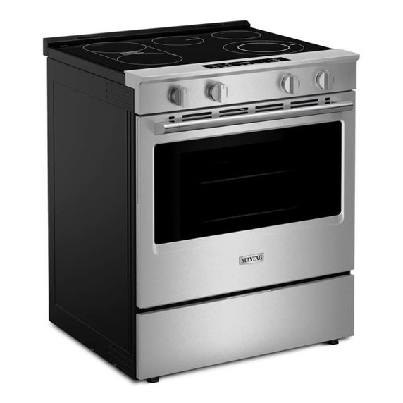 Maytag® Cuisinière électrique coulissante avec mode Gril et friture à air sans préchauffage - 5.3 pi cu - 30 po YMSES7030SZ