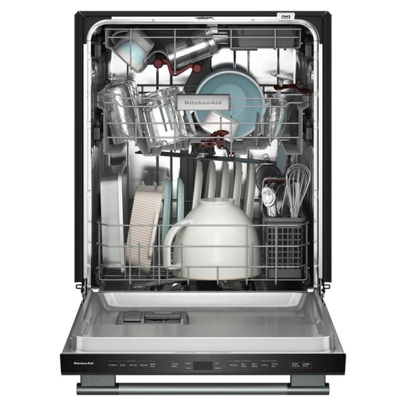Kitchenaid® Lave-vaisselle à troisième panier avec Max Jets™ à 360° et système de séchage ProDry™ - 44 dBA KDTS424SJP