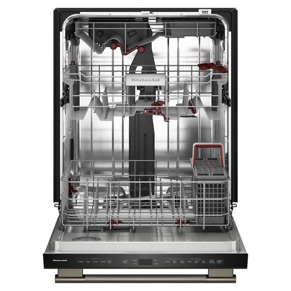 Kitchenaid® Lave-vaisselle à troisième panier avec Max Jets™ à 360° et système de séchage avancé ProDry™ et éclairage à DEL ultra vif - 44 dBA KDTS724SBE