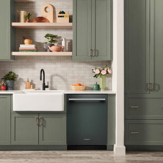 Kitchenaid® Lave-vaisselle à troisième panier avec Max Jets™ à 360° et système de séchage avancé ProDry™ - 44 dBA KDTS624SJP