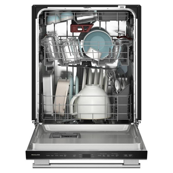 Kitchenaid® Lave-vaisselle à troisième panier avec plus de 40 jets de lavage à couverture totale - 41 dBA KDTS324SPS